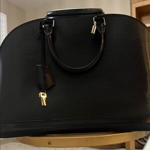 Louis Vuitton Black Alma Bag